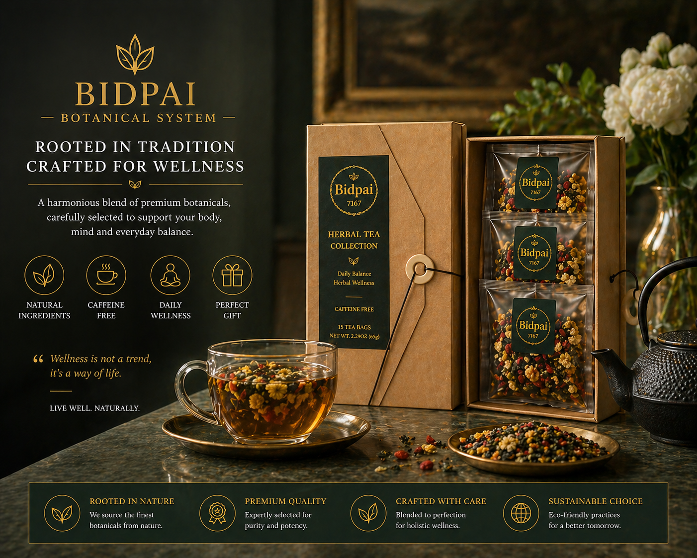 BIDPAI7167 Herbal Tea Collection