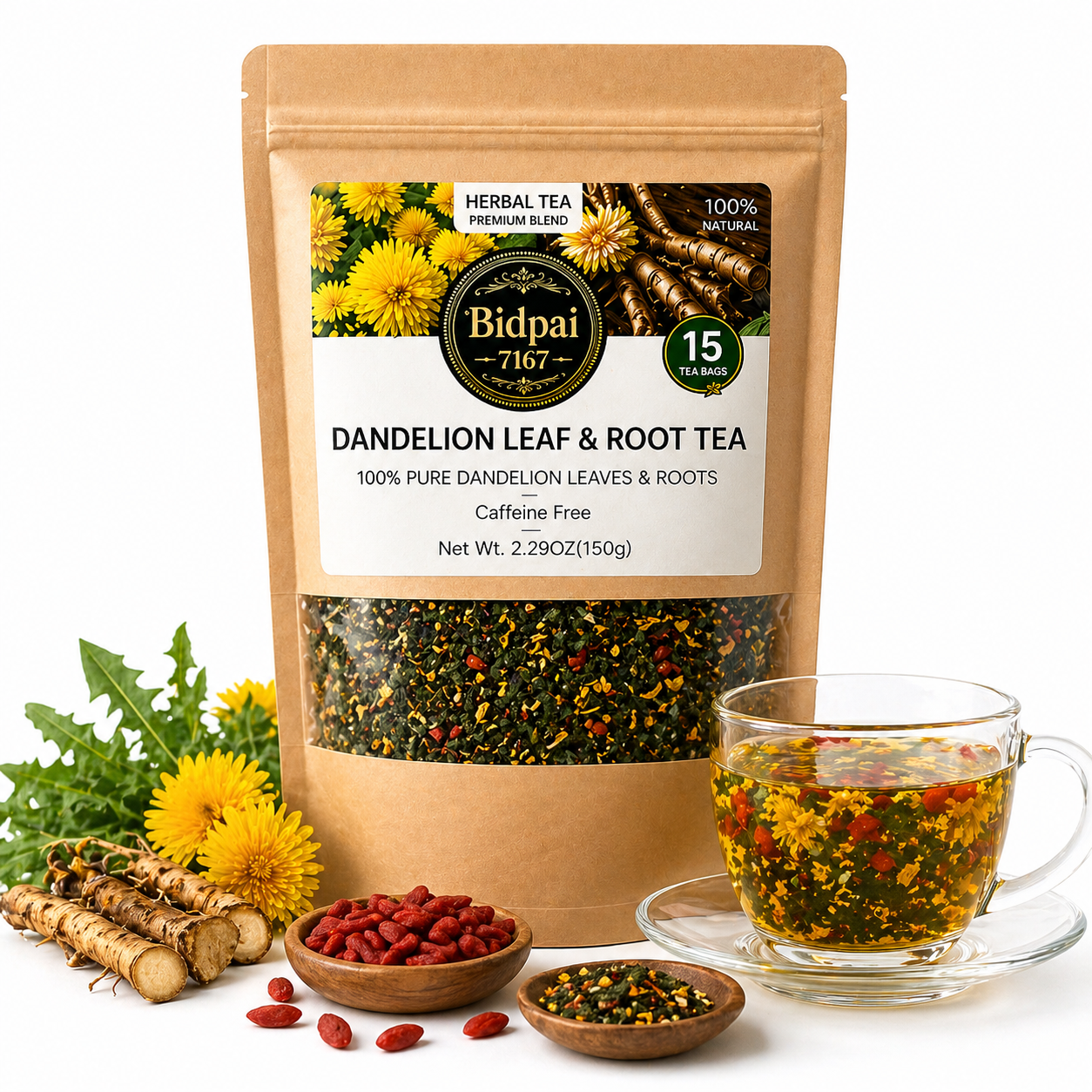 BIDPAI7167 Dandelion Leaf & Root Tea
