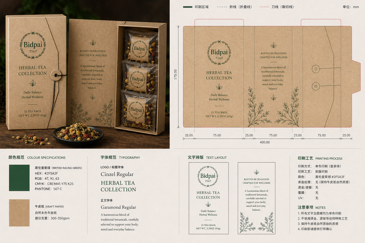 BIDPAI7167 Herbal Tea Collection